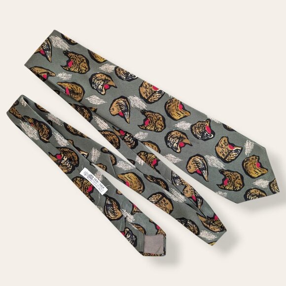 Vintage Molteni Gabriele 100% Silk Tie - Picture 2 of 3